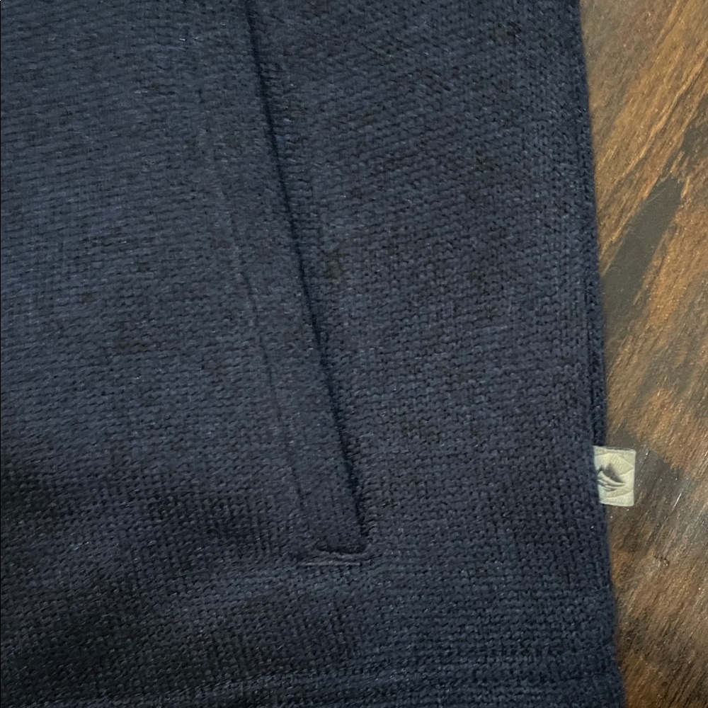 Boys Navy Blue Sleeveless Vest - Picture 3 of 5
